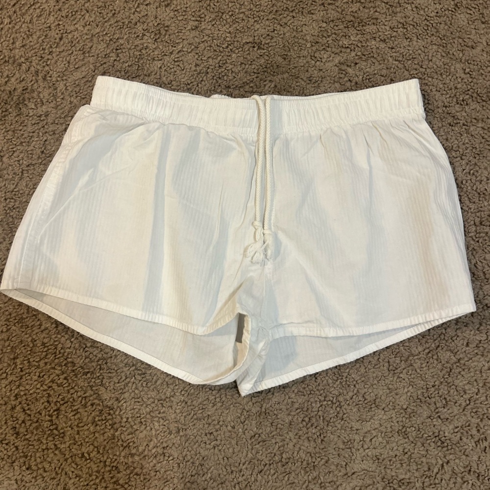 Brandy Melville White Athletic Shorts